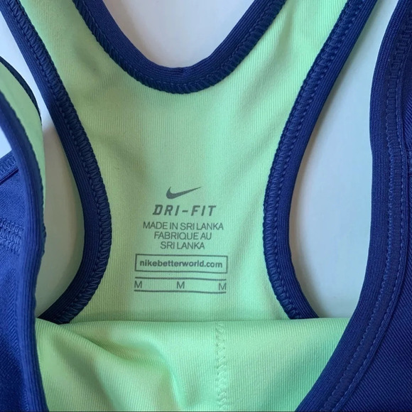 Women's Nike Pro Classic GRX Sports bra blue size M - Picture 4 of 6